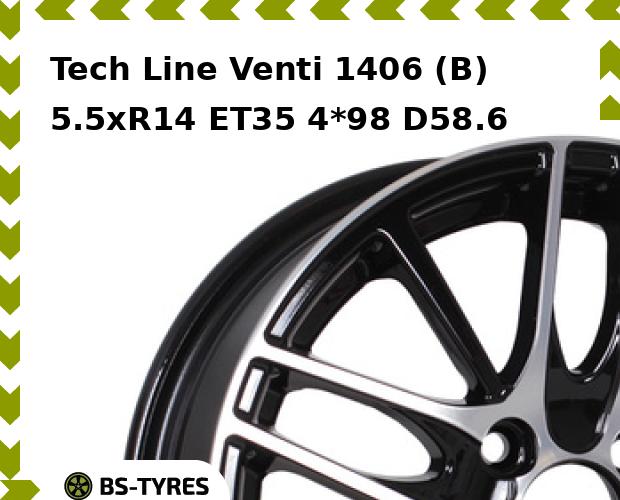 Колесный диск Tech Line, Tech-line Venti 1406 (B) 5.5xR14 ET35 4*98 D58.6
Колесный диск Tech Line, Tech-line Venti 1406 (B) 5.5xR14 ET35 4*98 D58.6
