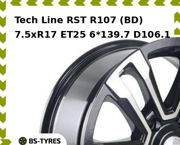 Колесный диск Tech-line, RST R107 (BD) 7.5xR17 ET25 6*139.7 D106.1
Колесный диск Tech-line, RST R107 (BD) 7.5xR17 ET25 6*139.7 D106.1