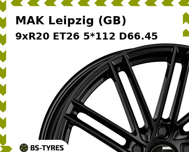 Колесный диск MAK, Leipzig (GB) 9xR20 ET26 5*112 D66.45
Колесный диск MAK, Leipzig (GB) 9xR20 ET26 5*112 D66.45