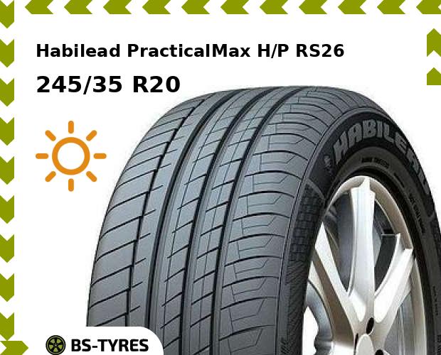 Летние шины Habilead, PracticalMax H/P RS26 245/35 R20 95W
Летние шины Habilead, PracticalMax H/P RS26 245/35 R20 95W