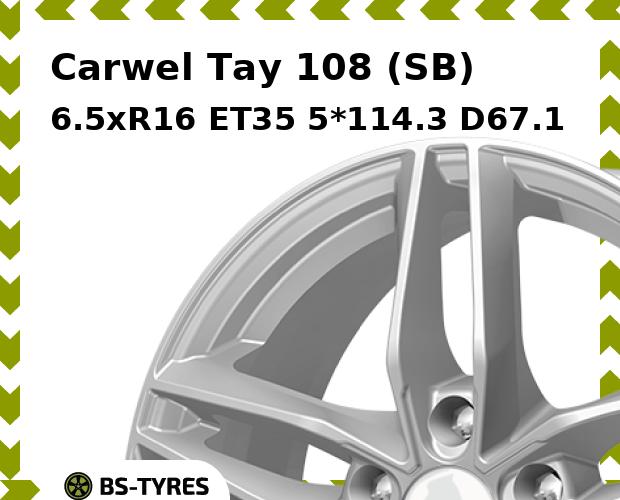 Колесный диск Carwel, Тау 108 (SB) 6.5xR16 ET35 5*114.3 D67.1
Колесный диск Carwel, Тау 108 (SB) 6.5xR16 ET35 5*114.3 D67.1