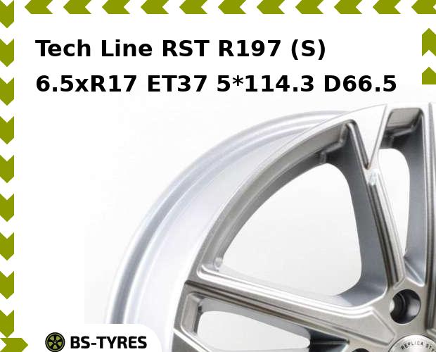 Колесный диск Tech Line, Tech-line RST R197 (S) 6.5xR17 ET37 5*114.3 D66.5
Колесный диск Tech Line, Tech-line RST R197 (S) 6.5xR17 ET37 5*114.3 D66.5