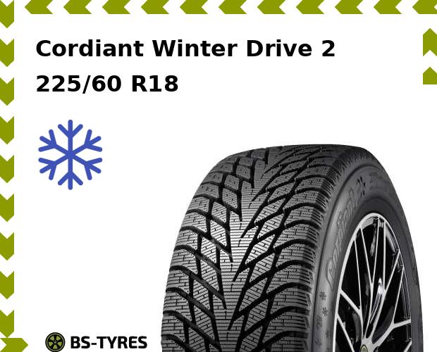 Зимние шины Cordiant, Winter Drive 2 SUV 225/60 R18 104T
Зимние шины Cordiant, Winter Drive 2 SUV 225/60 R18 104T