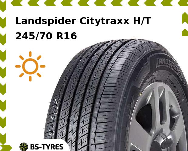 Летние шины Landspider, Citytraxx H/T 245/70 R16 111H
Летние шины Landspider, Citytraxx H/T 245/70 R16 111H
