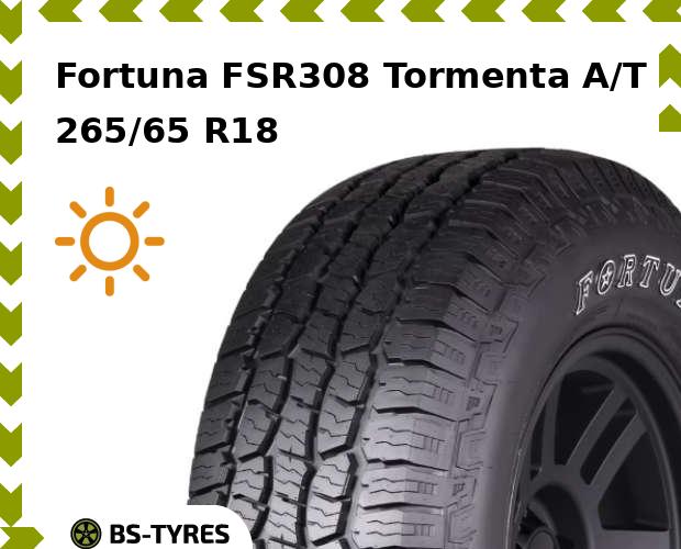 Летние шины Fortuna, FSR308 Tormenta A/T 265/65 R18 114T
Летние шины Fortuna, FSR308 Tormenta A/T 265/65 R18 114T