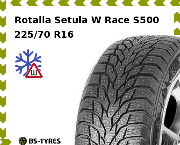 Зимние шины Rotalla, Setula W Race S500 225/70 R16 107T
Зимние шины Rotalla, Setula W Race S500 225/70 R16 107T