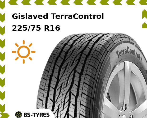 Летние шины Gislaved, TerraControl 225/75 R16 108H
Летние шины Gislaved, TerraControl 225/75 R16 108H