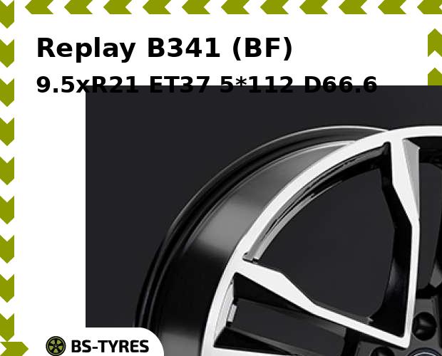 Колесный диск Replay, B341 (BF) 9.5xR21 ET37 5*112 D66.6
Колесный диск Replay, B341 (BF) 9.5xR21 ET37 5*112 D66.6
