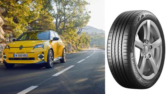 Электрические хэтчбеки Renault 5 E-Tech оснастили премиальной резиной Continental