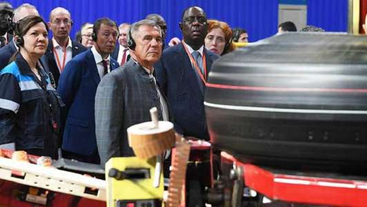 Шинный завод НКШЗ посетило высшее руководство Сенегала