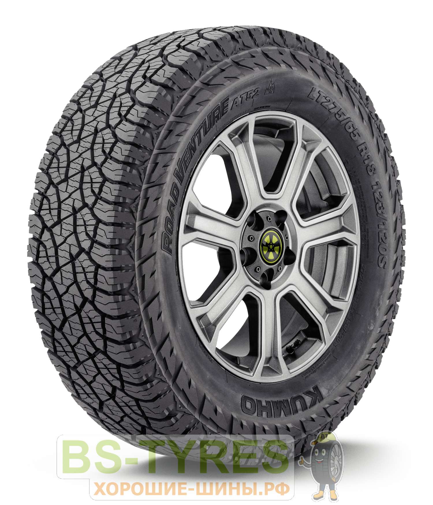 ポルノスター Летние внедорожные грязевые шины Kumho Road Venture AT52 275/65