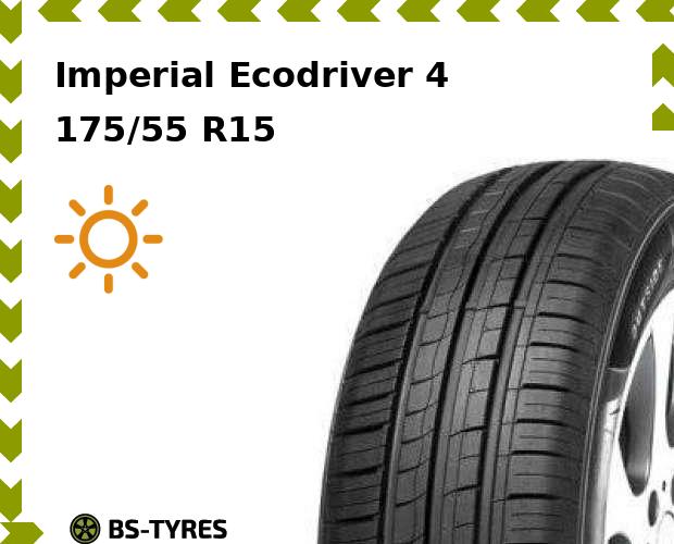 

Летние шины Imperial, Ecodriver 4 175/55 R15 77T