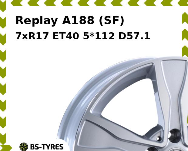 

Колесный диск Replay, A188 (SF) 7xR17 ET40 5*112 D57.1