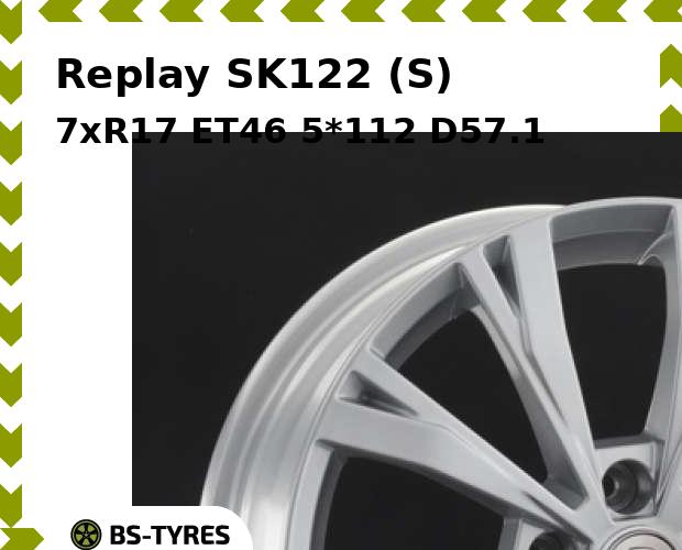 

Колесный диск Replay, SK122 (S) 7xR17 ET46 5*112 D57.1