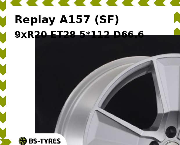 

Колесный диск Replay, A157 (SF) 9xR20 ET28 5*112 D66.6