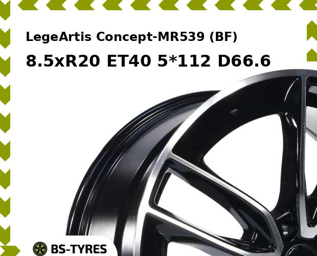 

Колесный диск LegeArtis, Concept-MR539 (BF) 8.5xR20 ET40 5*112 D66.6