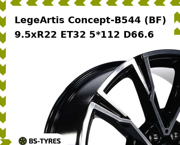 

Колесный диск LegeArtis, Concept-B544 (BF) 9.5xR22 ET32 5*112 D66.6