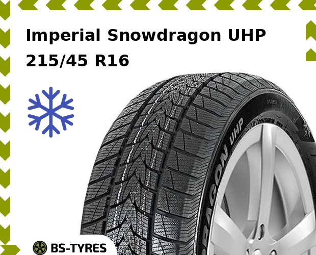 

Зимние шины Imperial, Snowdragon UHP 215/45 R16 90V