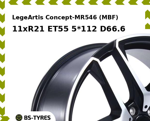 

Колесный диск LegeArtis, Concept-MR546 (MBF) 11xR21 ET55 5*112 D66.6