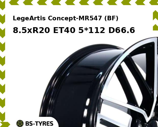 

Колесный диск LegeArtis, Concept-MR547 (BF) 8.5xR20 ET40 5*112 D66.6
