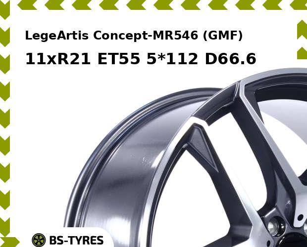 

Колесный диск LegeArtis, Concept-MR546 (GMF) 11xR21 ET55 5*112 D66.6