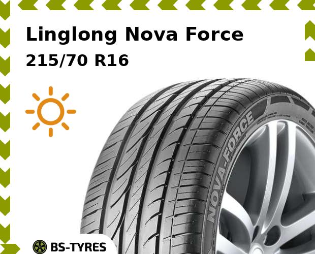 

Летние шины Linglong, LingLong Nova Force 215/70 R16 100H