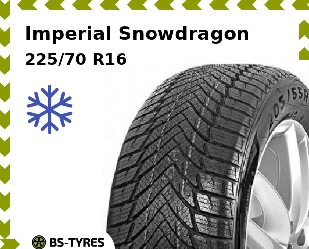 

Зимние шины Imperial, Snowdragon SUV 225/70 R16 103H