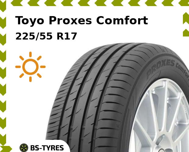 

Летние шины Toyo, Proxes Comfort SUV 225/55 R17 101W