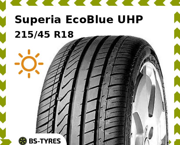 

Летние шины Superia, EcoBlue UHP 215/45 R18 93W