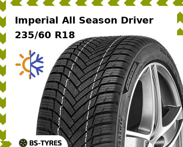 

Всесезонные шины Imperial, All Season Driver 235/60 R18 107W