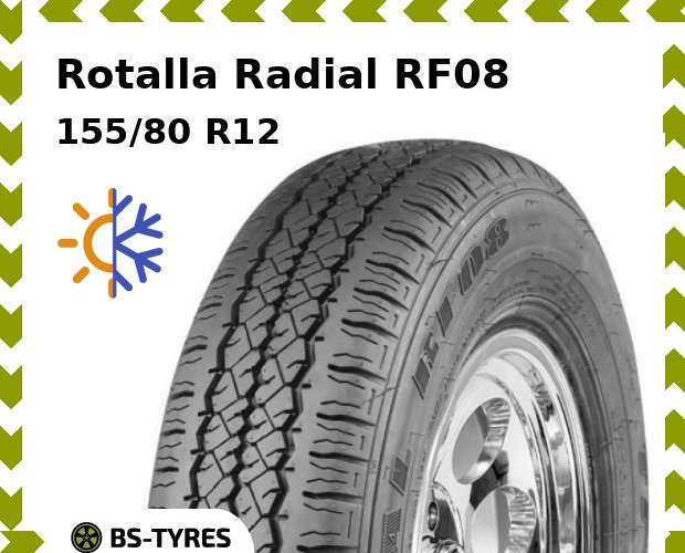 

Всесезонные шины Rotalla, Radial RF08 155/80 R12C 88/86N