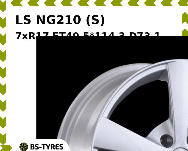 

Колесный диск LS, NG210 (S) 7xR17 ET40 5*114.3 D73.1