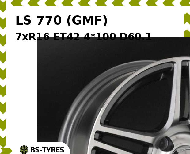 

Колесный диск LS, 770 (GMF) 7xR16 ET42 4*100 D60.1