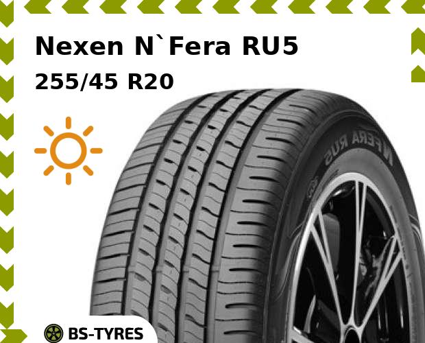 

Летние шины Nexen, N`Fera RU5 255/45 R20 105V
