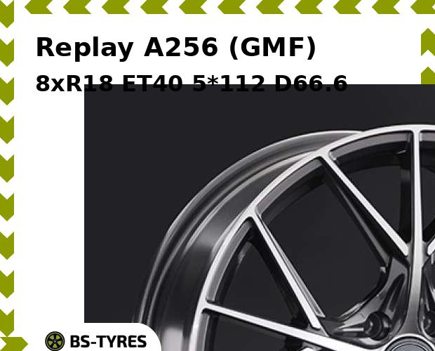 

Колесный диск Replay, A256 (GMF) 8xR18 ET40 5*112 D66.6