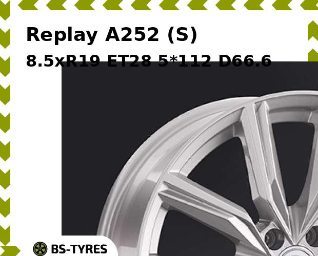 

Колесный диск Replay, A252 (S) 8.5xR19 ET28 5*112 D66.6