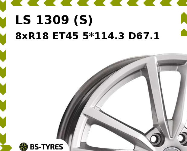 

Колесный диск LS, 1309 (S) 8xR18 ET45 5*114.3 D67.1
