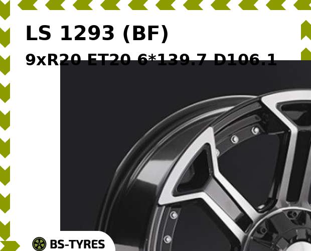 

Колесный диск LS, 1293 (BF) 9xR20 ET20 6*139.7 D106.1