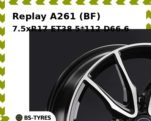 

Колесный диск Replay, A261 (BF) 7.5xR17 ET38 5*112 D66.6