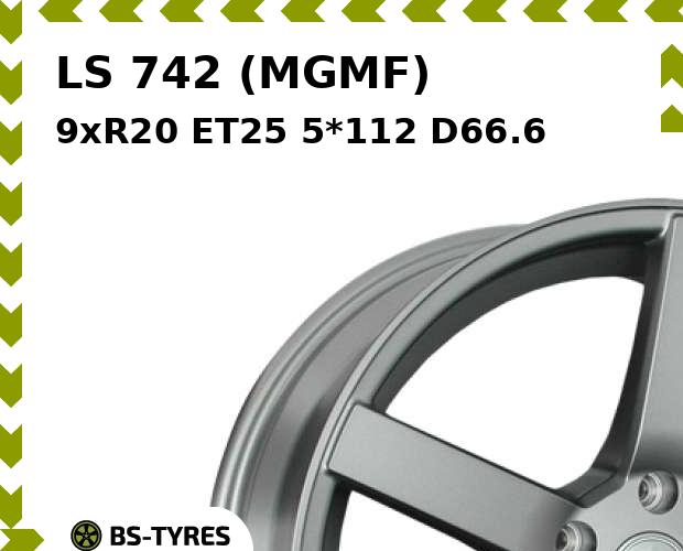 

Колесный диск LS, 742 (MGMF) 9xR20 ET25 5*112 D66.6