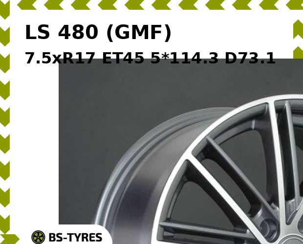

Колесный диск LS, 480 (GMF) 7.5xR17 ET45 5*114.3 D73.1