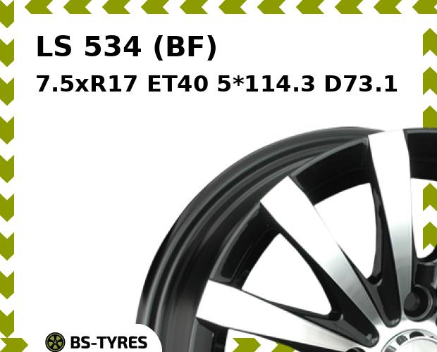 

Колесный диск LS, 534 (BF) 7.5xR17 ET40 5*114.3 D73.1