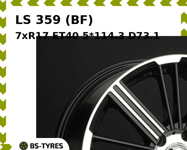

Колесный диск LS, 359 (BF) 7xR17 ET40 5*114.3 D73.1
