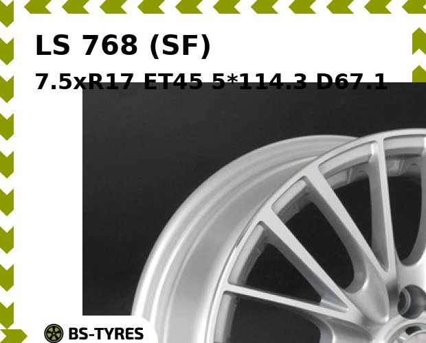 

Колесный диск LS, 768 (SF) 7.5xR17 ET45 5*114.3 D67.1