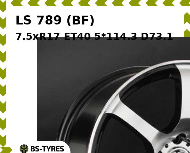 

Колесный диск LS, 789 (BF) 7.5xR17 ET40 5*114.3 D73.1