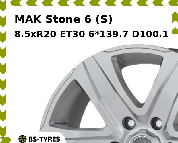 

Колесный диск MAK, Stone 6 (S) 8.5xR20 ET30 6*139.7 D100.1