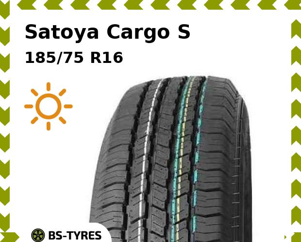

Летние шины Satoya, Cargo S 185/75 R16C 102/104R