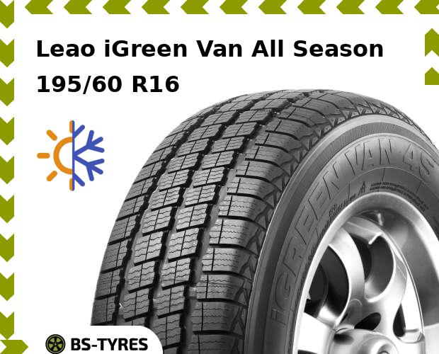 

Всесезонные шины Leao, iGreen Van All Season 195/60 R16C 99/97R