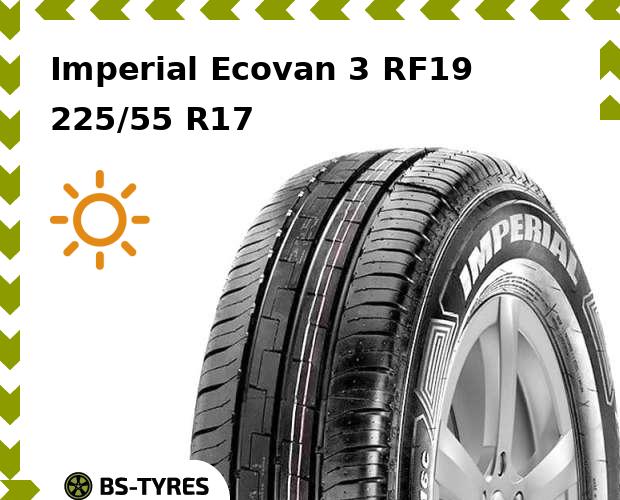 

Летние шины Imperial, Ecovan 3 RF19 225/55 R17C 109/107H