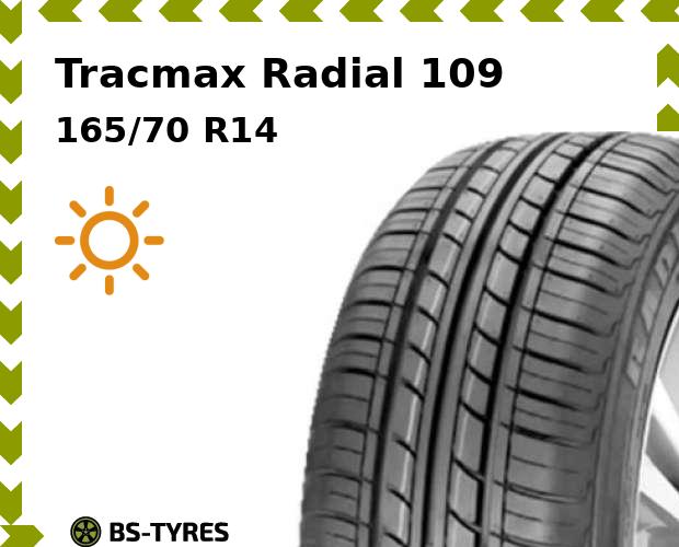 

Летние шины Tracmax, Radial 109 165/70 R14C 89/87R
